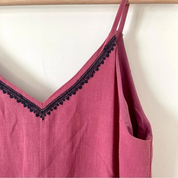 Anthropologie Mo:Vint Linen Blend Slip Dress - Picture 4 of 6
